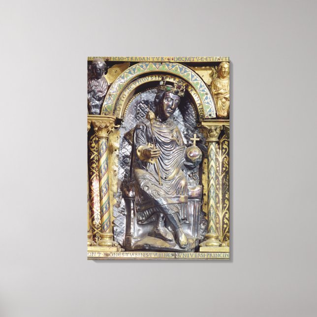 Lienzo Santuario del emperador Charlemagne (Anverso)