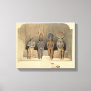 Lienzo Santuario del templo de Abu Simbel, de "Egipto