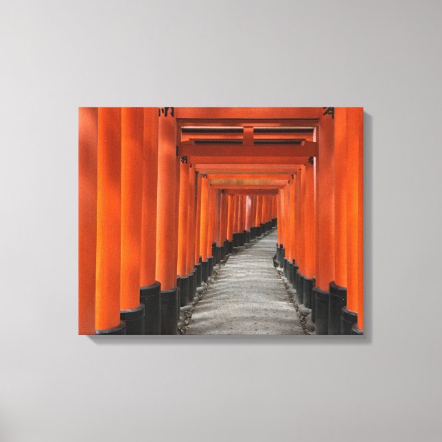 Lienzo Santuario Fushimi Inari Taisha #Kyoto #Japan #canv (Anverso)