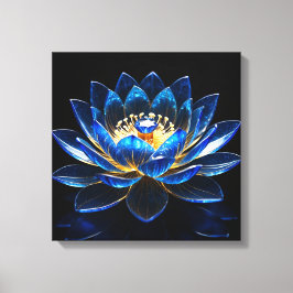 Lienzo Sapphire Lotus Blossom