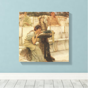 Lienzo Sappho y Alceo por Sir Lawrence Alma Tadema
