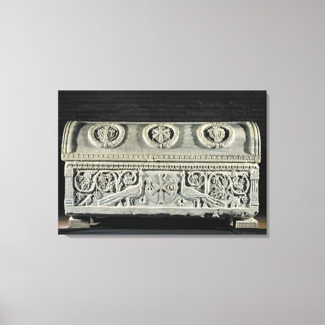 Lienzo Sarcófago del obispo Theodore (Anverso)