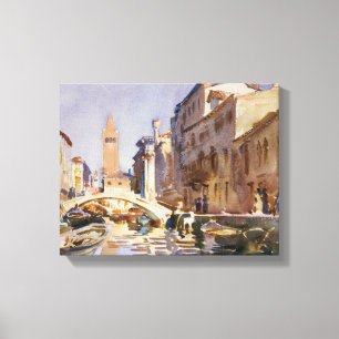 Lienzo Sargento John Singer - Canal veneciano