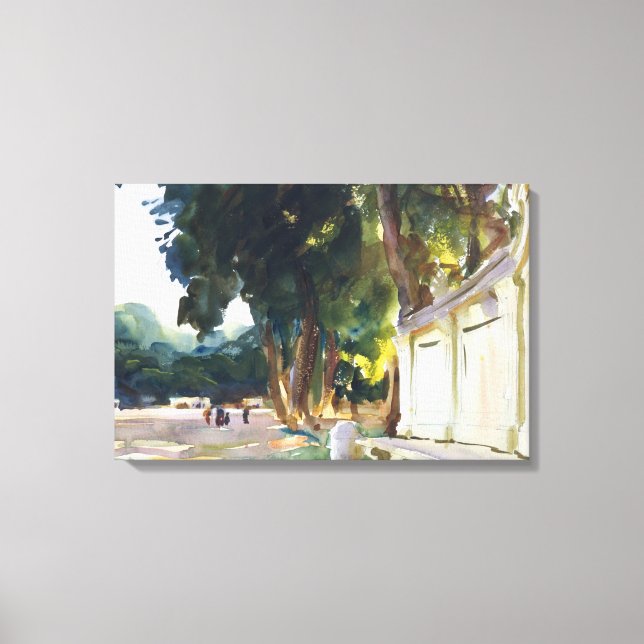 Lienzo Sargento John Singer - Día de Mediados en España,  (Anverso)
