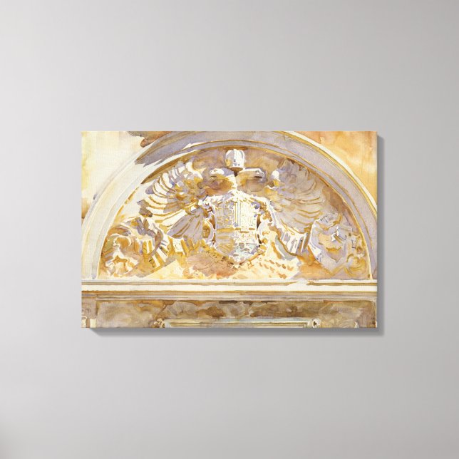 Lienzo Sargento John Singer - Escutcheon de Carlos V (Anverso)