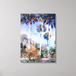 Lienzo Sargento - Palmeras, una pintura de la Sargento Jo