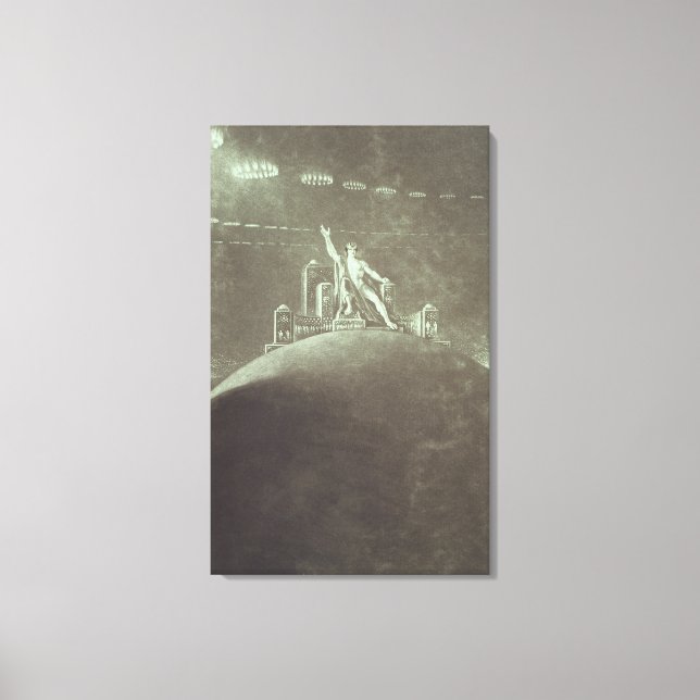 Lienzo Satanás presidiendo el Consejo Infernal, 1824 (Anverso)