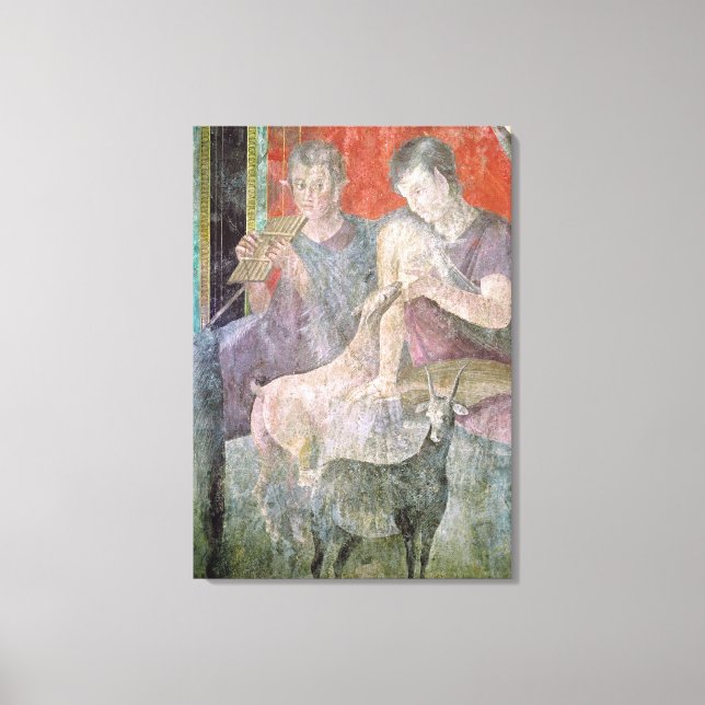 Lienzo Satyr y Nymph (Anverso)