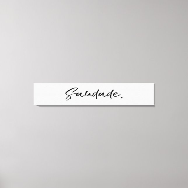 Lienzo Saudade Black (Anverso)