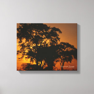 Lienzo Savannah Sunset
