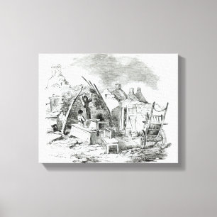 Lienzo Scalpeen de los plumones de Tim, en Dunmore