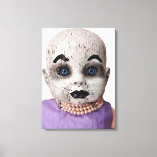 Lienzo Scary Doll Wall Wall Art