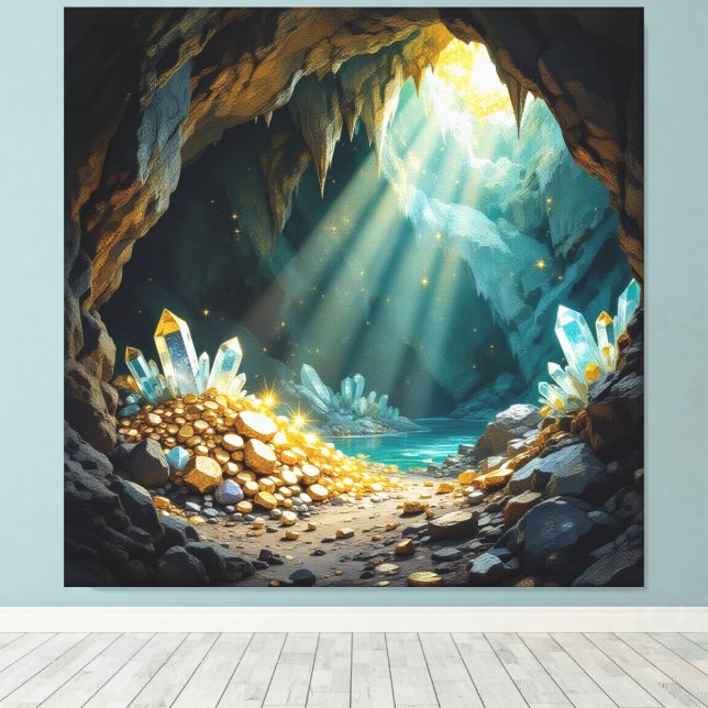 Lienzo Schatzhöhle im Licht (Insitu (piso de madera))