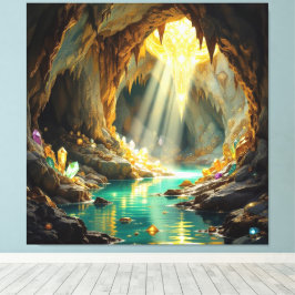 Lienzo Schatzhöhle im Licht