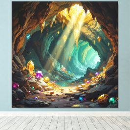 Lienzo Schatzhöhle im Licht