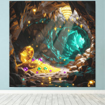 Schatzhöhle im Licht