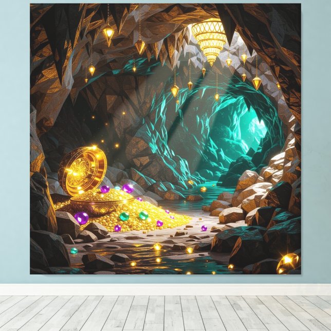 Lienzo Schatzhöhle im Licht (Insitu (piso de madera))