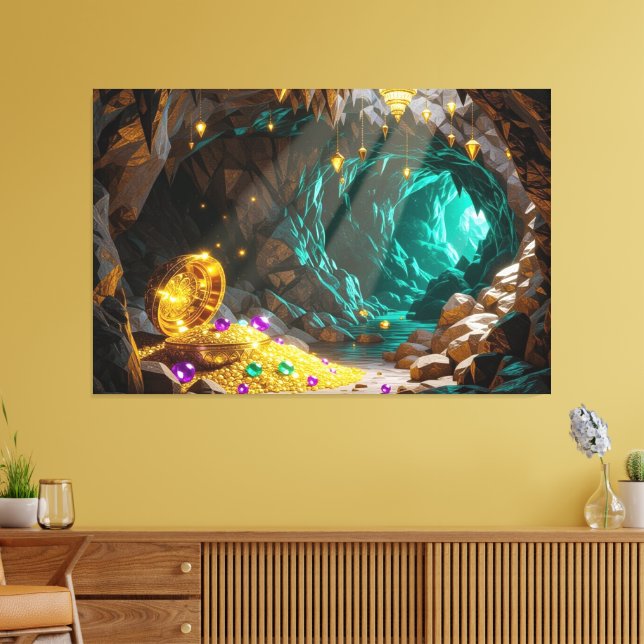 Lienzo Schatzhöhle im Licht (Insitu (Sala de estar))