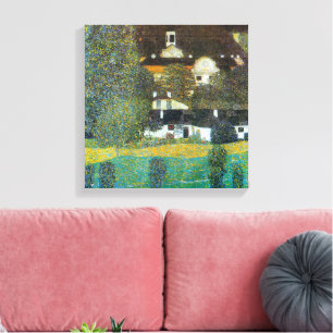 Lienzo Schloss Kammer en el Attersee II de Gustav Klimt