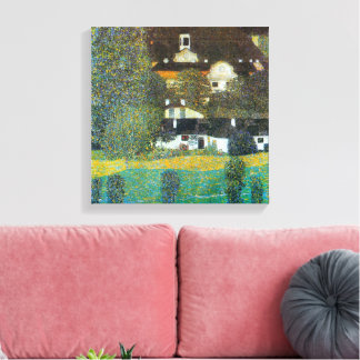 Lienzo Schloss Kammer en el Attersee II de Gustav Klimt