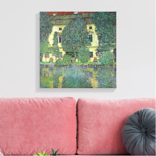 Lienzo Schloss Kammer en el Attersee III de Gustav Klimt