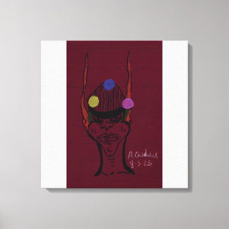 Lienzo Sci-fi Futuristic Traveler Stretched Canvas Print