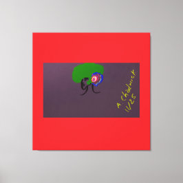 Lienzo Sci-fi Seashell Creature