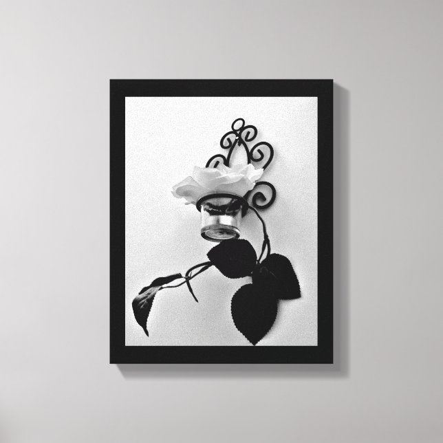 Lienzo Sconce de flores de hierro (Anverso)