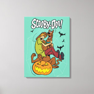 Lienzo Scooby-Doo and Shaggy Halloween Fright