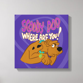 Lienzo Scooby-Doo asustado