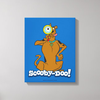Lienzo Scooby-Doo con la lupa