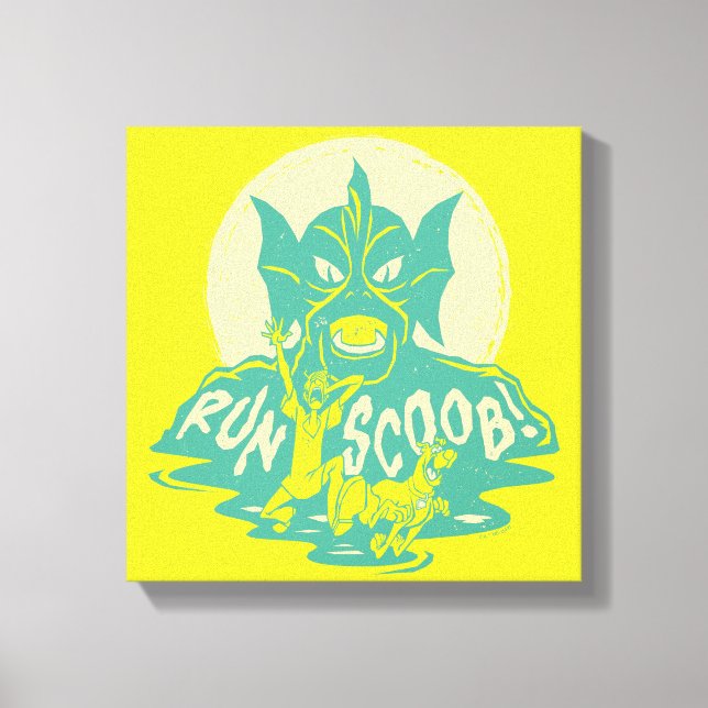 Lienzo Scooby-Doo | ¡Corre Scoob! (Anverso)