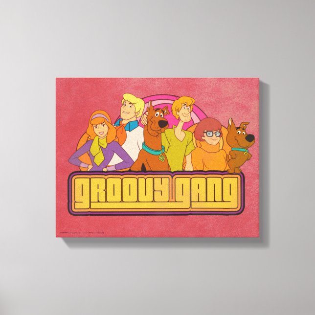 Lienzo Scooby-Doo | Gráfico retro Personalizado "Groovy G (Anverso)