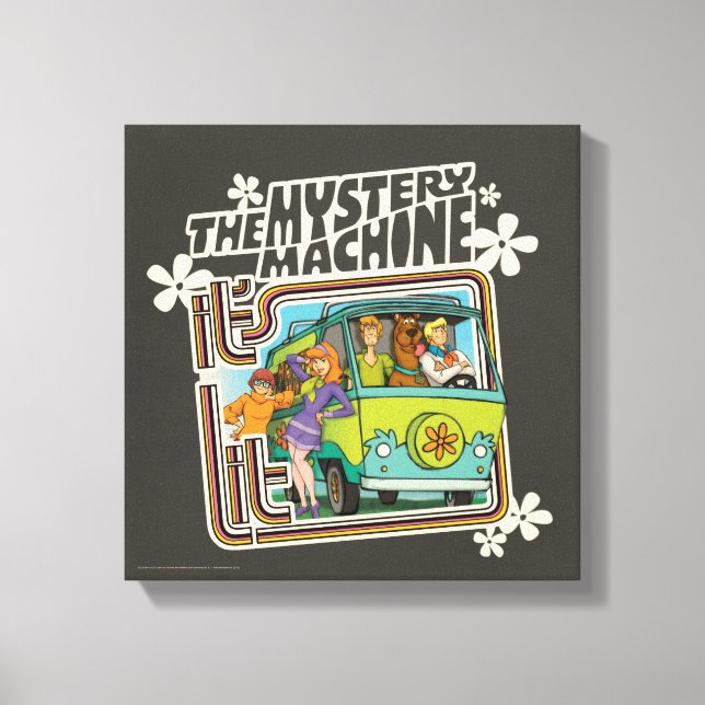 Lienzo Scooby-Doo | "It's Lit" Mystery Machine Graphic (Anverso)
