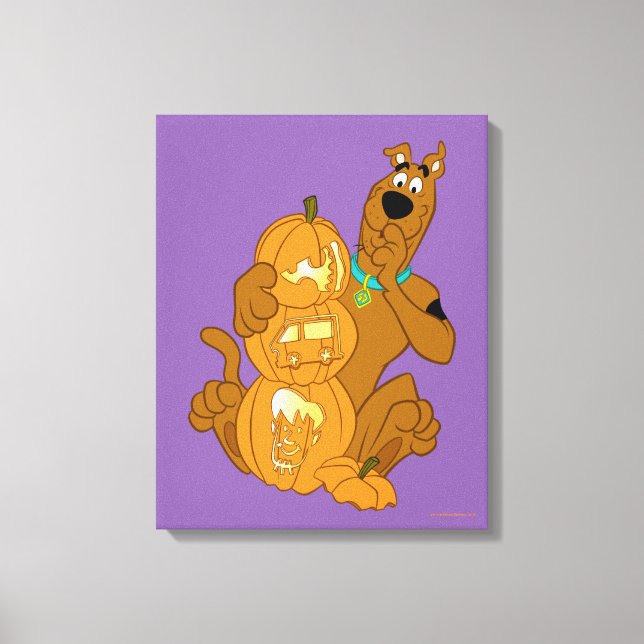 Lienzo Scooby-Doo | Jack-O-Lantern de Halloween (Anverso)