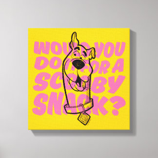 Lienzo Scooby-Doo |¿Lo Haría Por Un Aperitivo?