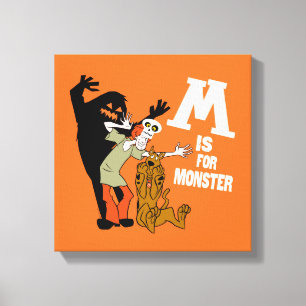 Lienzo Scooby-Doo   M es para Monster