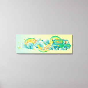 Lienzo Scooby-Doo   Máquina De Misterio "Freno Por Pizza"