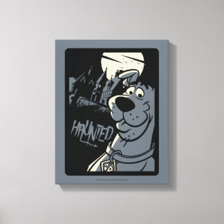 Lienzo Scooby-Doo Noir Obstaculizado Gráfico de la mansió
