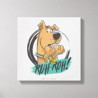 Lienzo Scooby-Doo "Ruh Roh!" Bosquejo del marcador