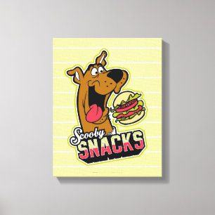 Lienzo Scooby-Doo "Scooby Snacks" Logo