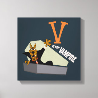Lienzo Scooby-Doo | V es para Vampiro