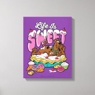 Lienzo Scooby-Doo "vida es dulce "