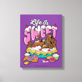 Lienzo Scooby-Doo "vida es dulce "