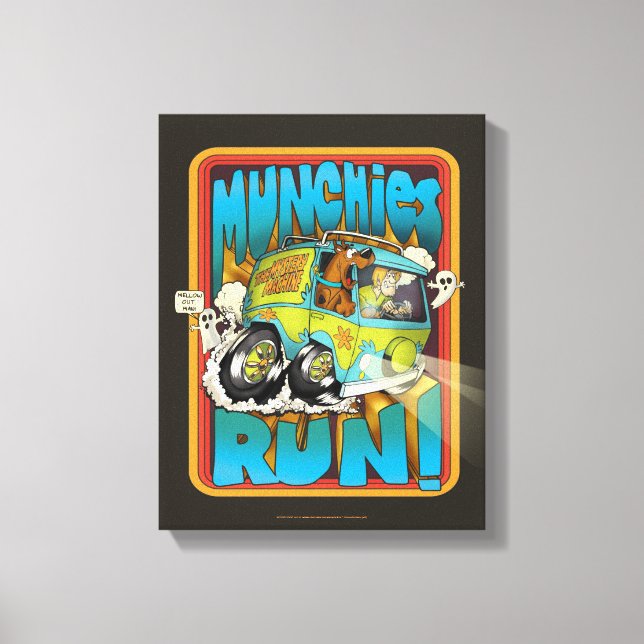 Lienzo ¡Scooby-Doo y "funcionamiento lanudo de Munchies! (Anverso)