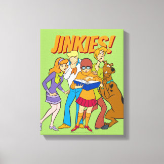 Lienzo Scooby-Doo y la cuadrilla investigan el libro