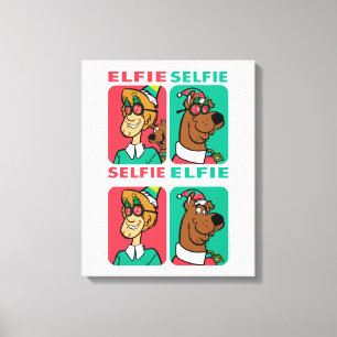 Lienzo Scooby-Doo y Shaggy "Elfie Selfie"