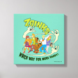 Lienzo Scooby-Doo | Zoinks ¿Qué camino para más dulces?