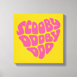 Lienzo Scooby Dooby Doo Heart