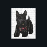 Lienzo Scottish Terrier and Bow<br><div class="desc">Mascotas</div>